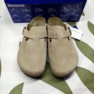 Birkenstock Boston narrow | Cork footbed and suede upper